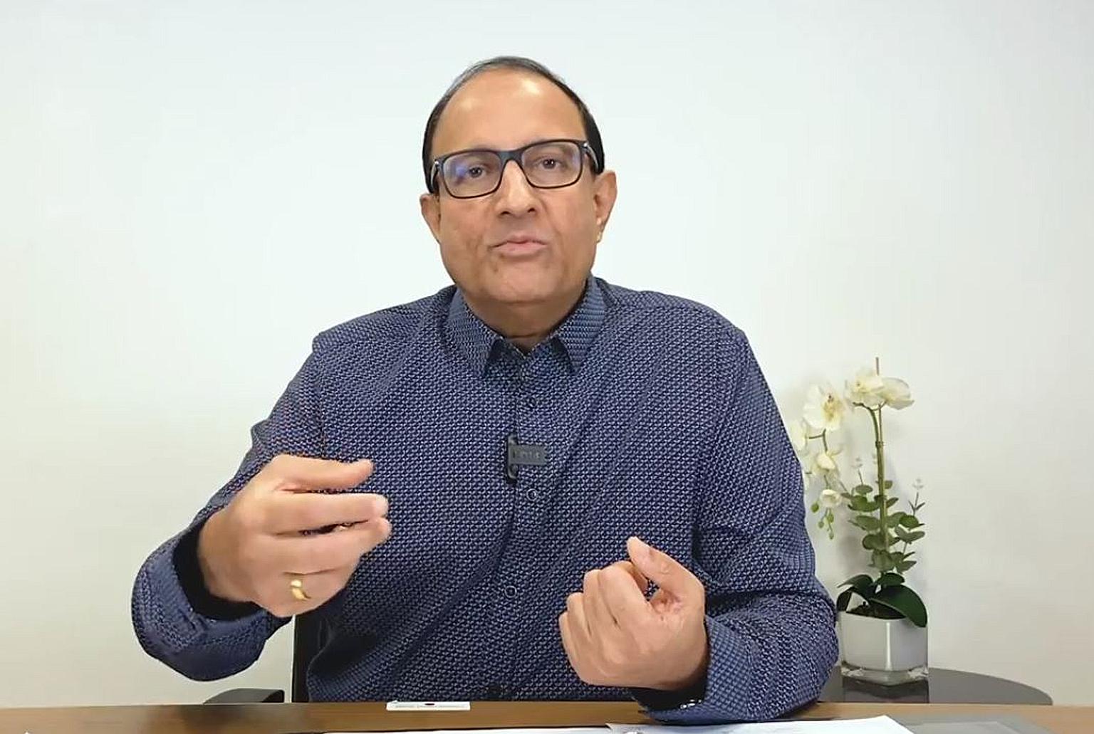 Minister for Communications and Information S. Iswaran said the SG Digital Office has deployed 200 digital envoys to encourage stallholders in hawker centres and wet markets to adopt the SGQR payment solution. PHOTO: MCI