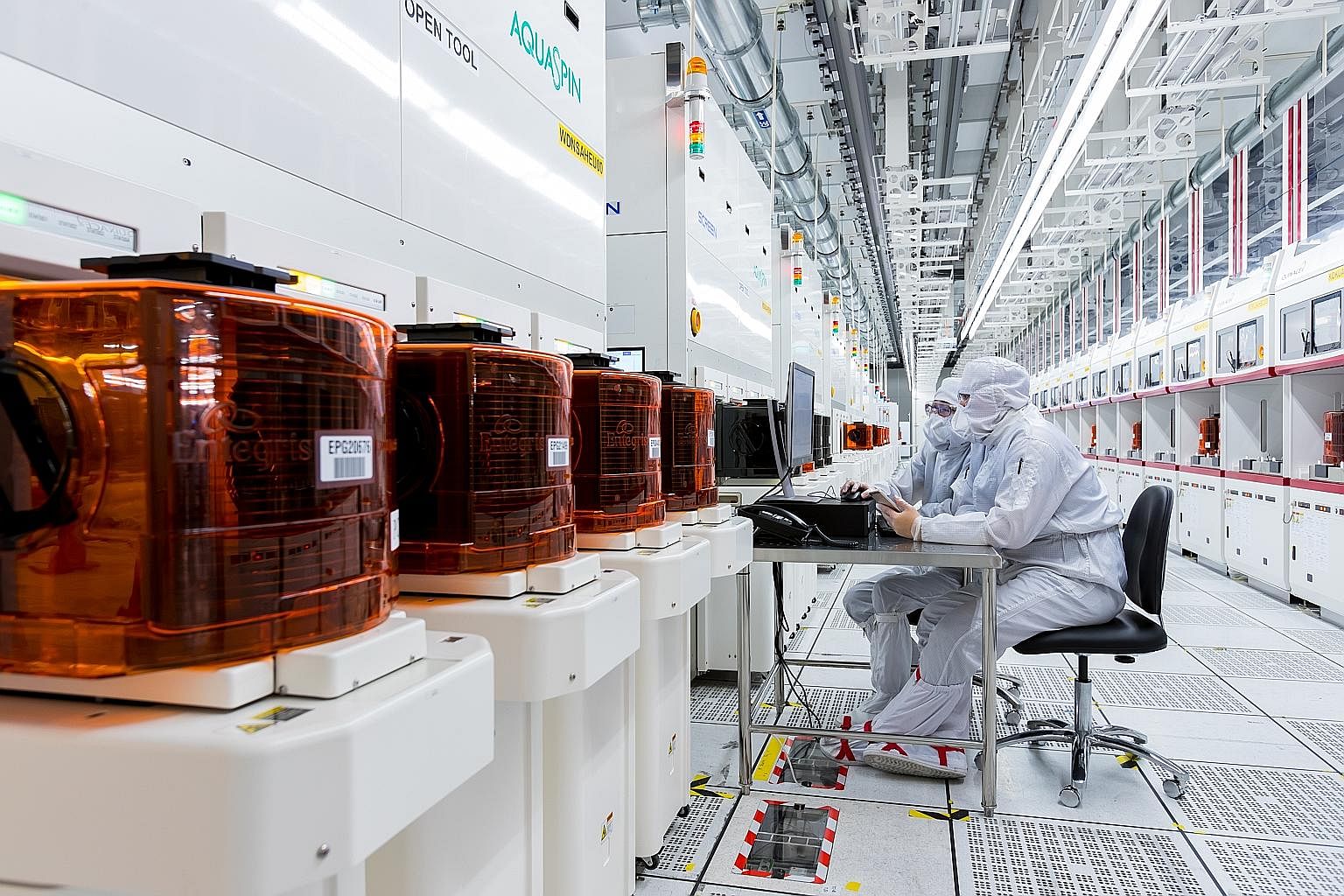 Micron Technology took steps to protect its supply of raw materials when the first case of coronavirus emerged in China in January. PHOTO: LIANHE ZAOBAO Despite additional restrictions mandated by different governments in the region, 3M's manufacturi