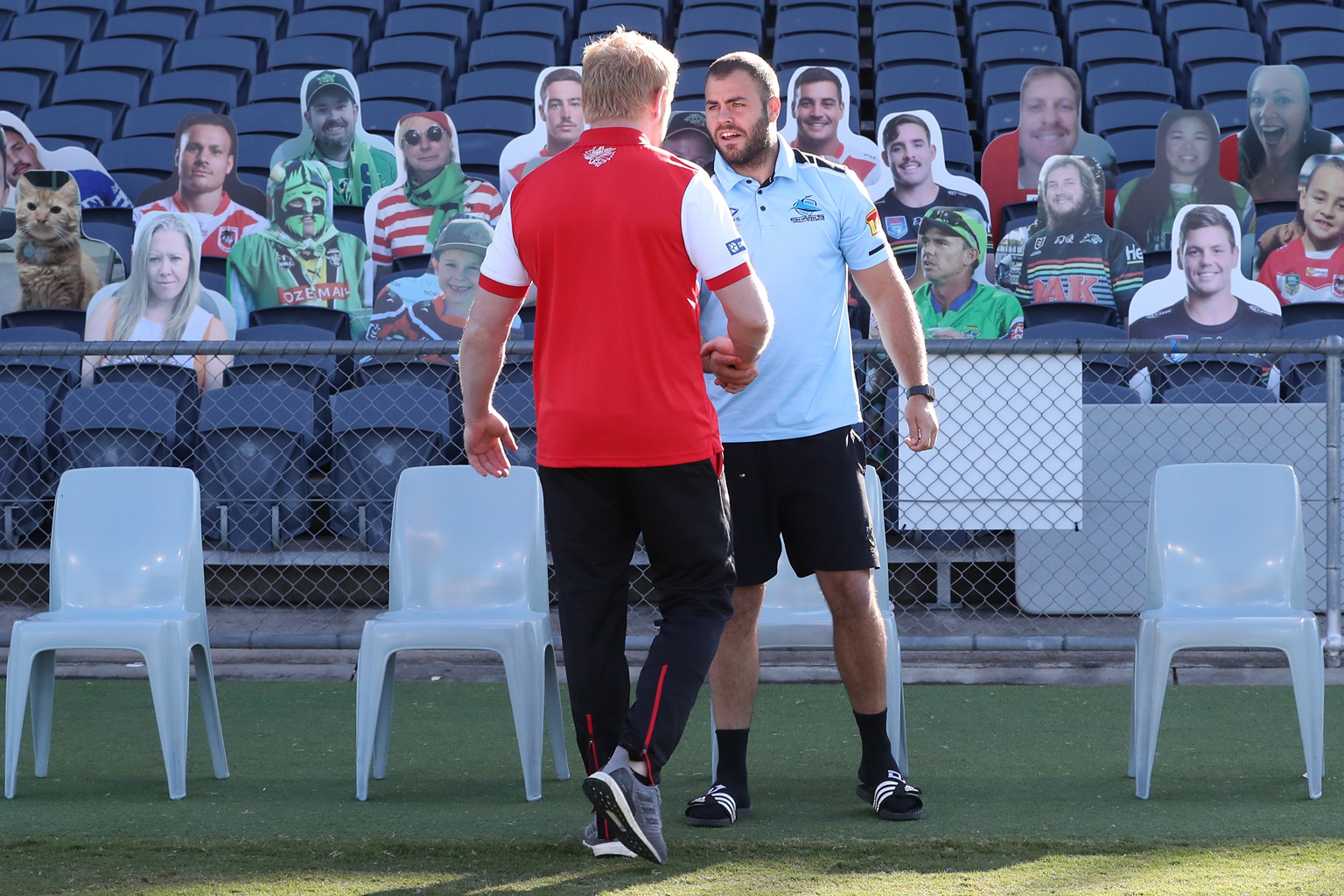 Australian Rugby League matches are being held behind closed doors to prevent the spread of Covid-19. PHOTO: EPA-EFE