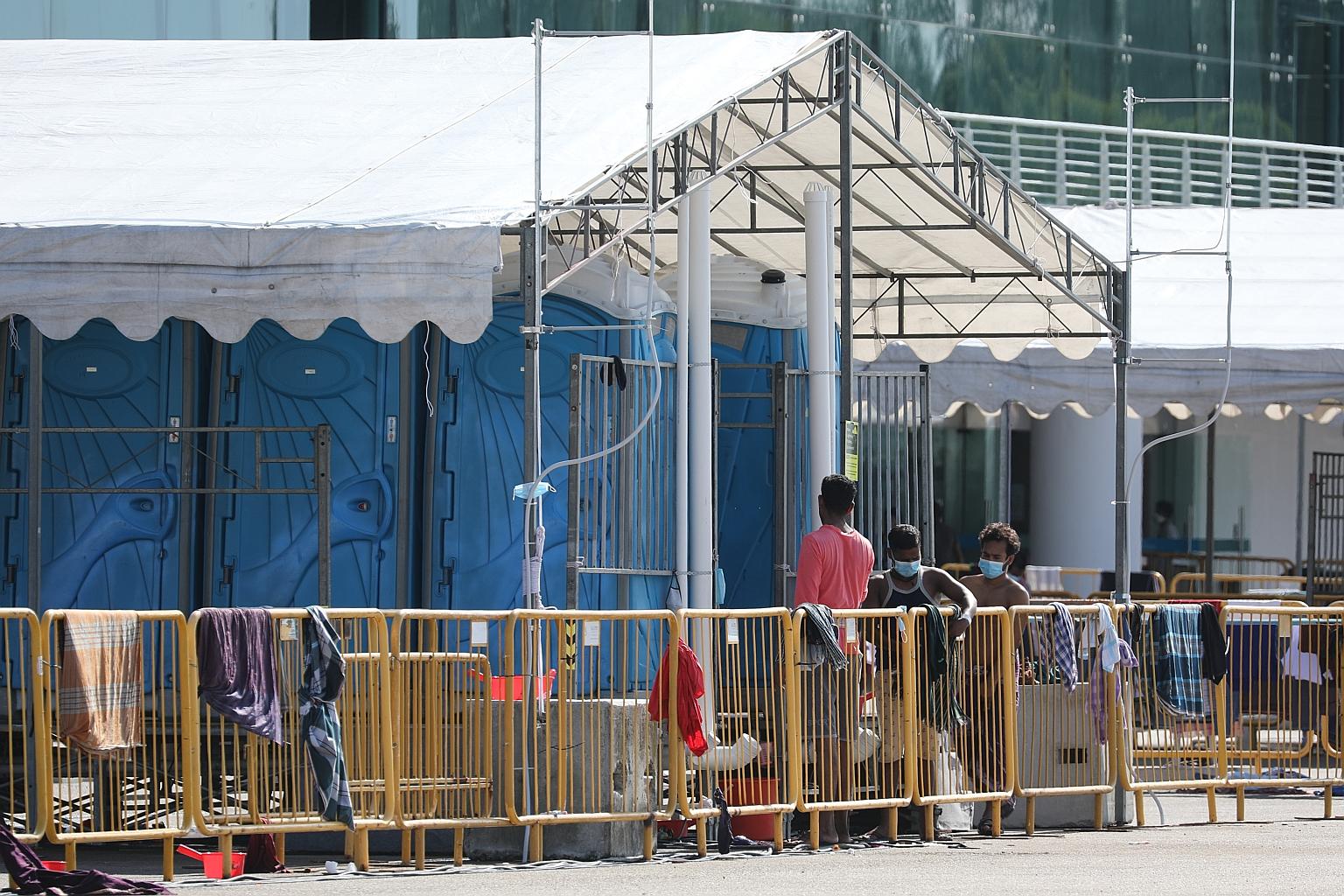 Changi Exhibition Centre is among the community care facilities here that were caring for 10,600 individuals as of June 3, according to the Health Ministry.