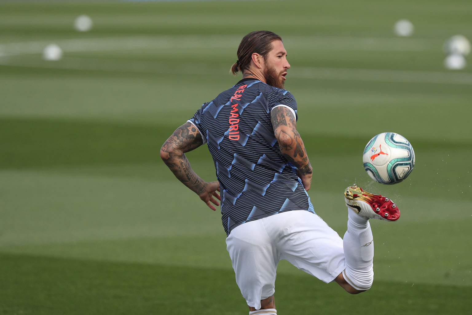 Sergio Ramos made a scoring return to La Liga action on Monday. The Real Madrid skipper is the Spanish top flight's highest scoring defender with 67 goals. PHOTO: EPA-EFE