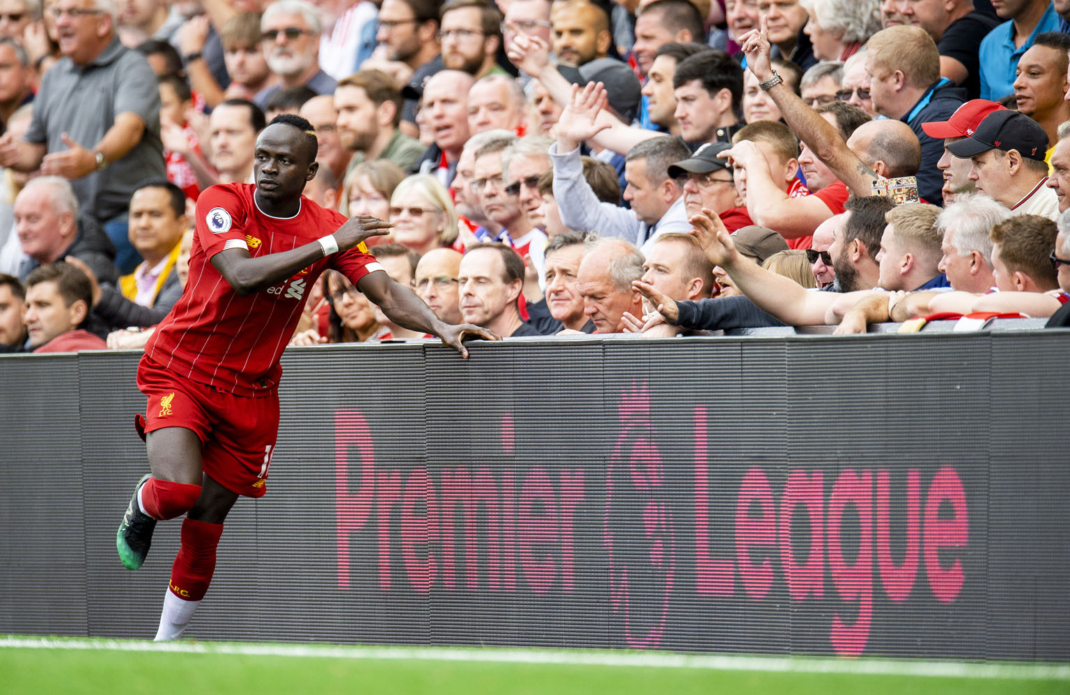 Liverpool's Sadio Mane will not have fans behind him as the Reds resume their Premier League campaign behind closed doors at Everton on Sunday. PHOTO: EPA-EFE