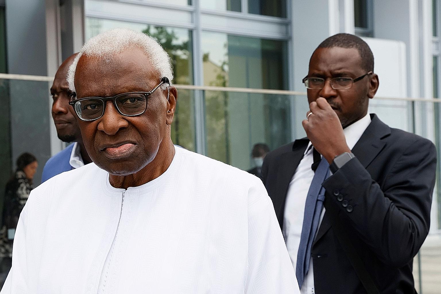 Lamine Diack at the Paris court during last week's proceedings. His trial ended yesterday with a verdict only expected in weeks. PHOTO: AGENCE FRANCE-PRESSE