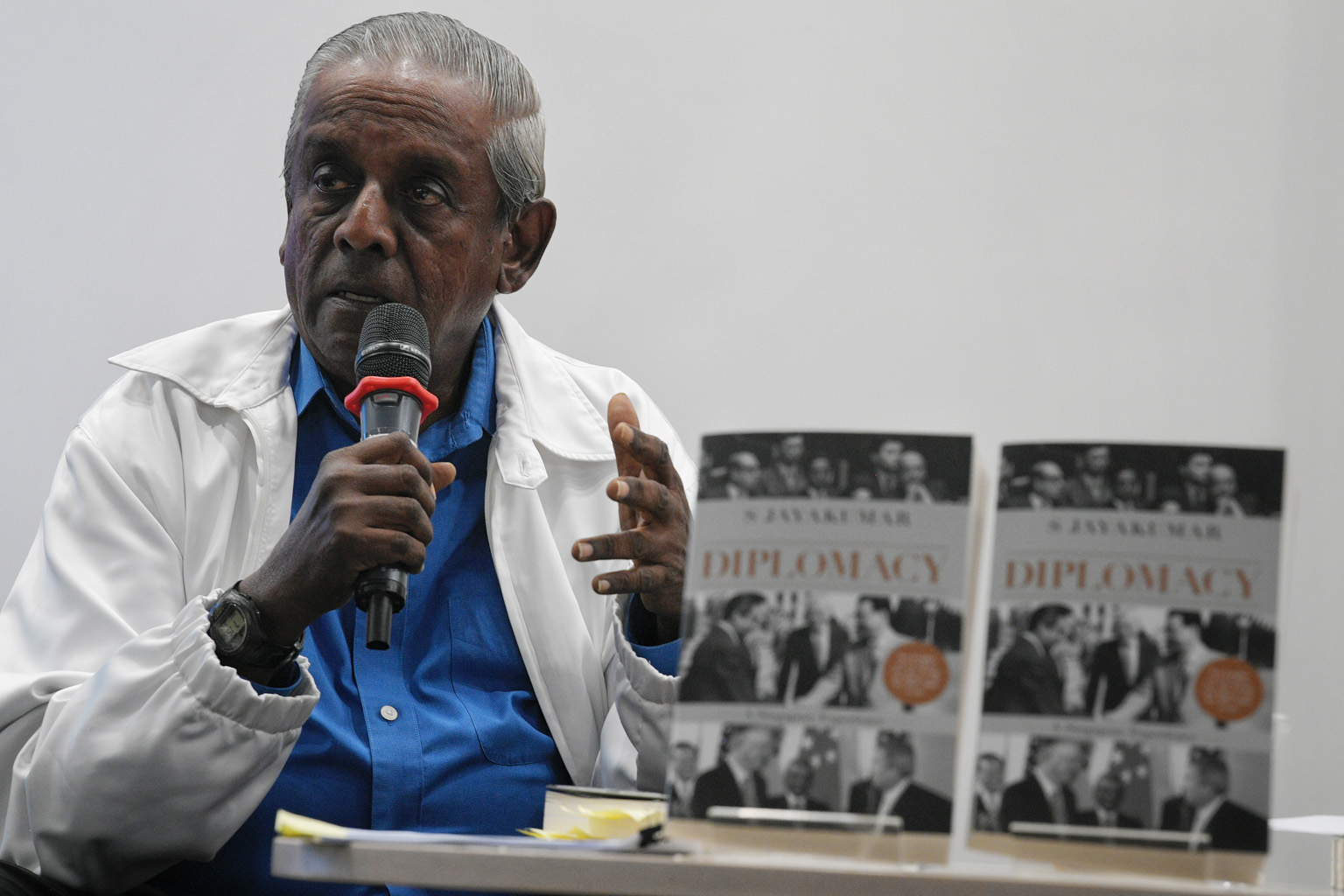 Professor S. Jayakumar retired from politics in 2011 and returned to NUS Law in October that year. ST PHOTO: MARK CHEONG
