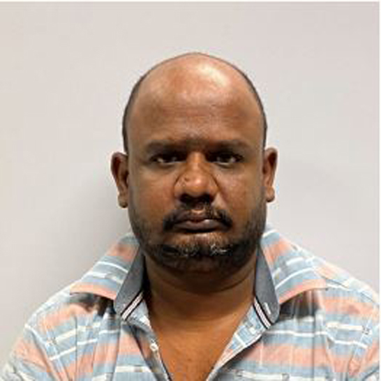 Muthuvel Sankar, identified as a person of interest by the CPIB in 2014, was nabbed on his return to Singapore.