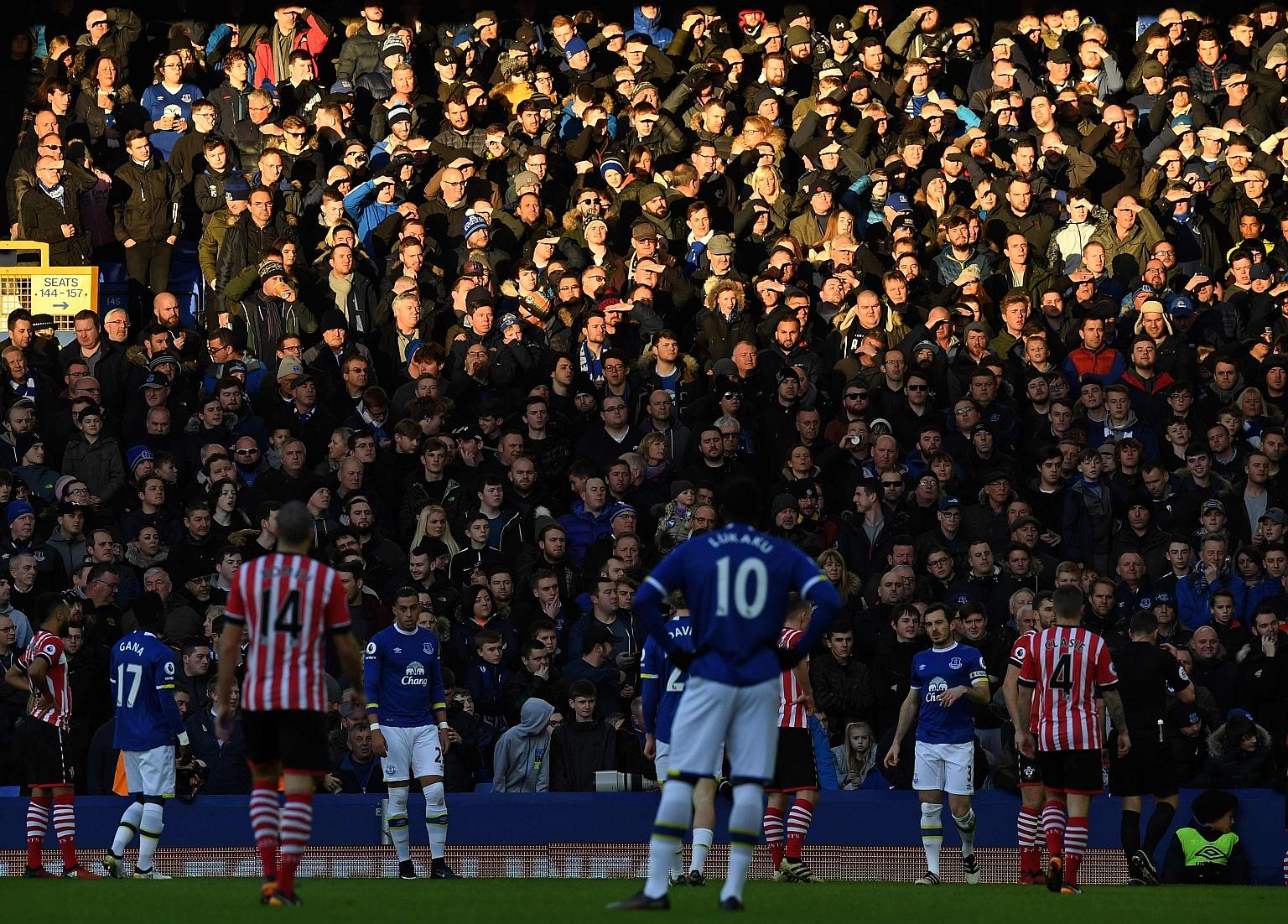 Everton have claimed 25 of their 37 points this term at Goodison Park. But, without their hostile fans, things might be different.
