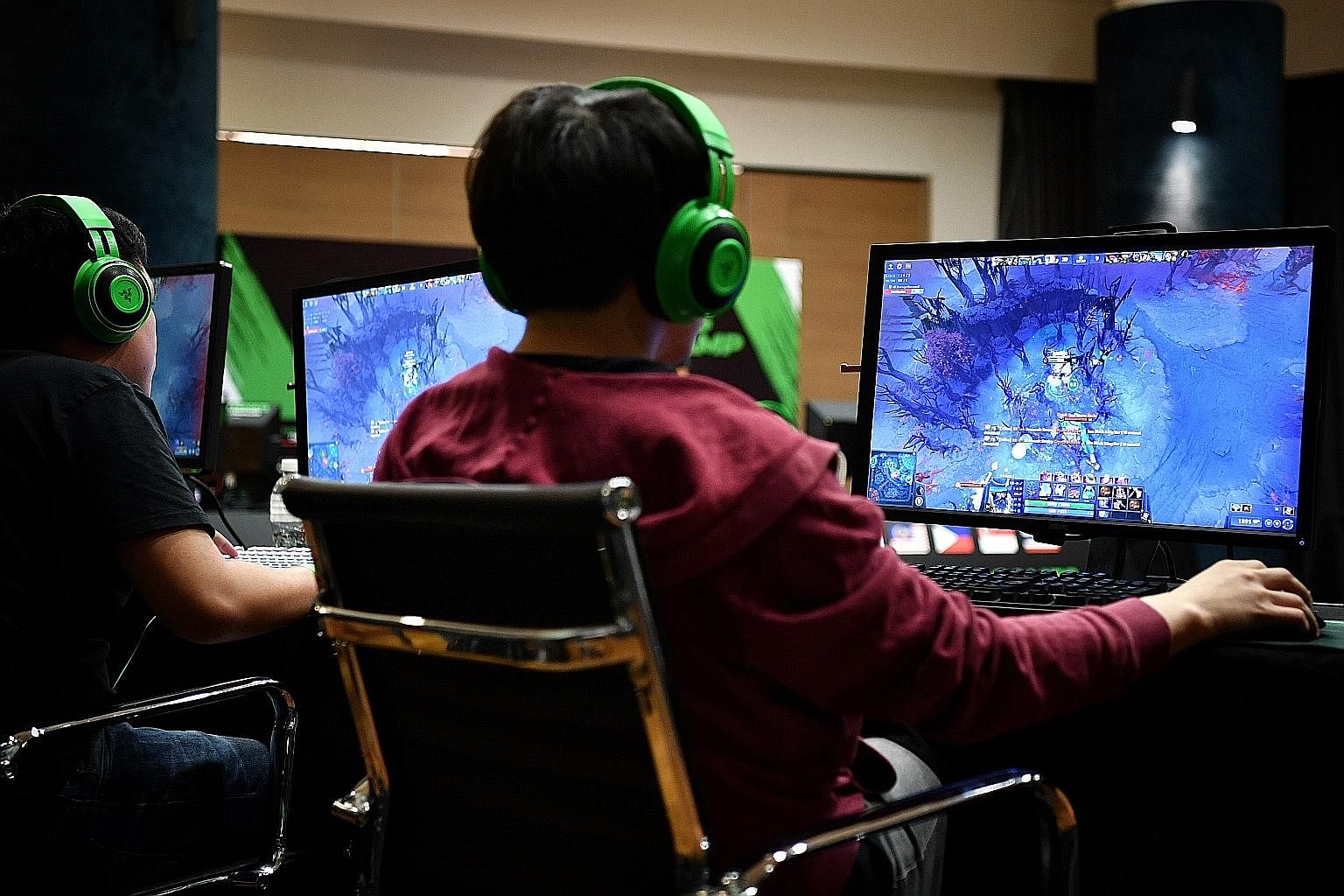 With record numbers of people under lockdown and cooped up at home, e-sports has had a captive audience with a record demand for video games such as Dota 2 (above) that, like most sports, requires teamwork and strategy. E-sports also became the only 