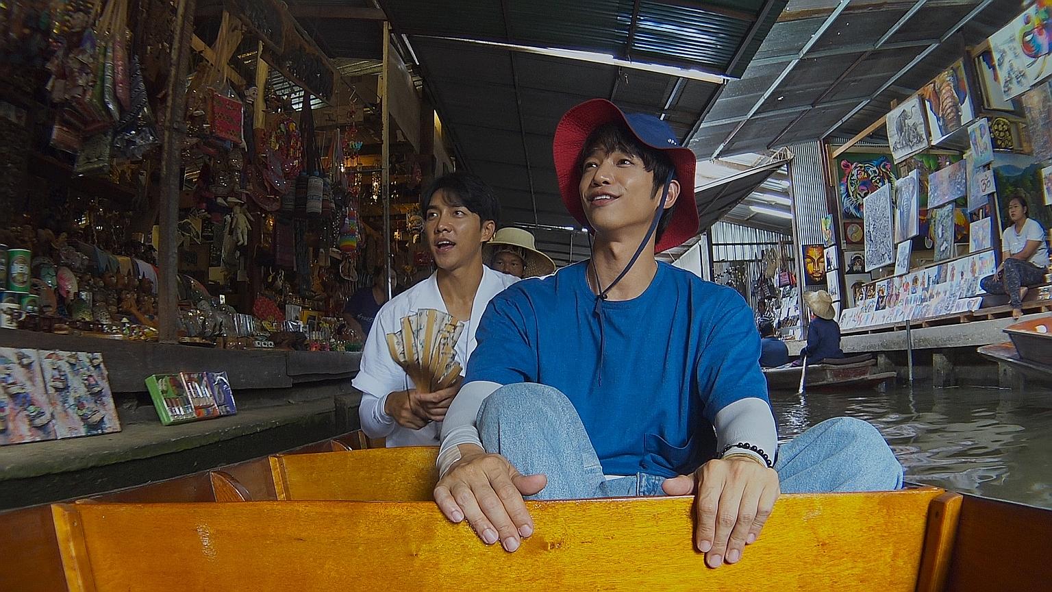 In Twogether, South Korean singer-actor Lee Seung-gi (above, left) and Taiwanese heart-throb Jasper Liu (right) travel across Asia and complete challenges.