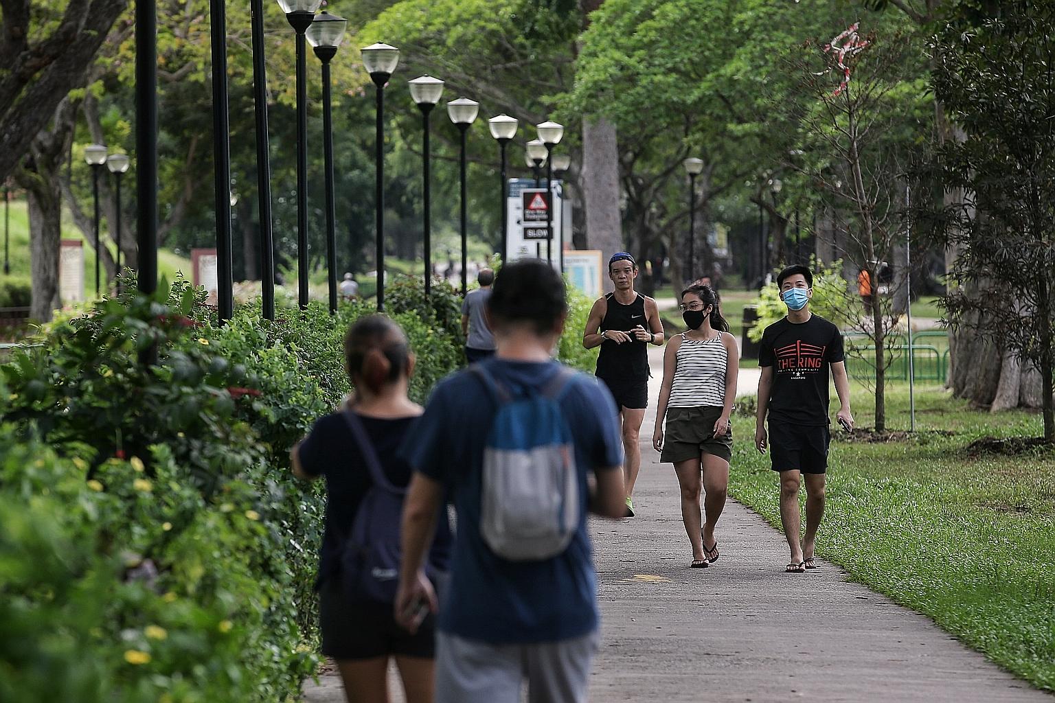 While more measures have been eased under phase two of the reopening, it does not mean things are safer and people can celebrate and enjoy themselves, said Health Minister Gan Kim Yong. ST PHOTO: KEVIN LIM