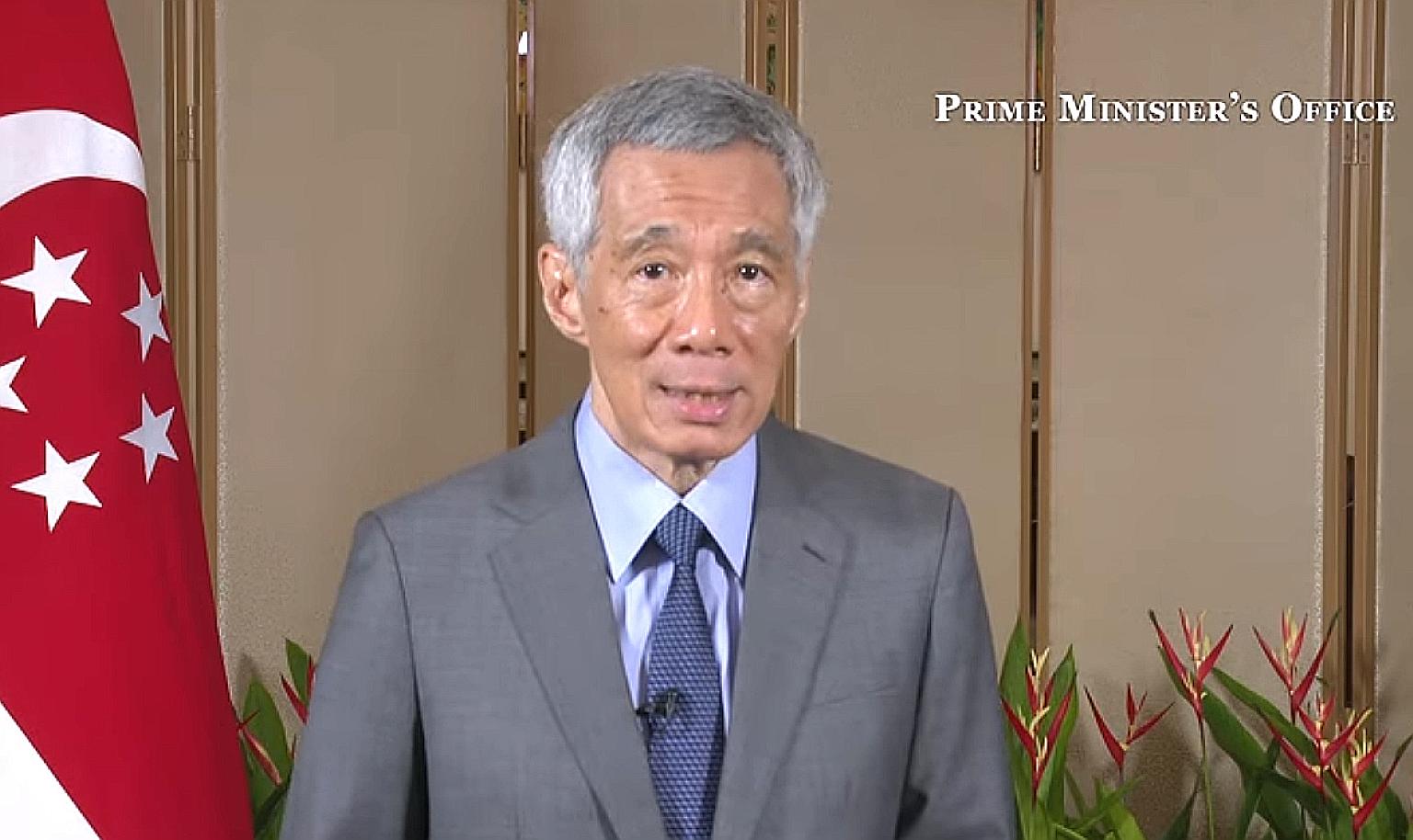 At a virtual summit last Saturday, Prime Minister Lee Hsien Loong emphasised the importance of "vaccine multilateralism". PHOTO: LEE HSIEN LOONG/FACEBOOK