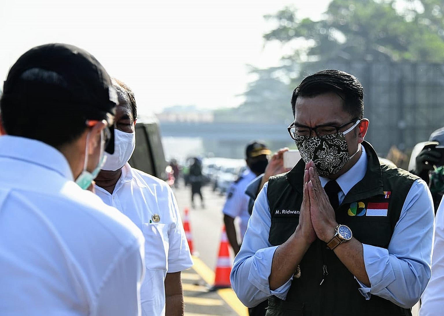 West Java Governor Ridwan Kamil said daily testing for Covid-19 cases would more than double to 5,000. PHOTO: WEST JAVA GOVERNOR OFFICE
