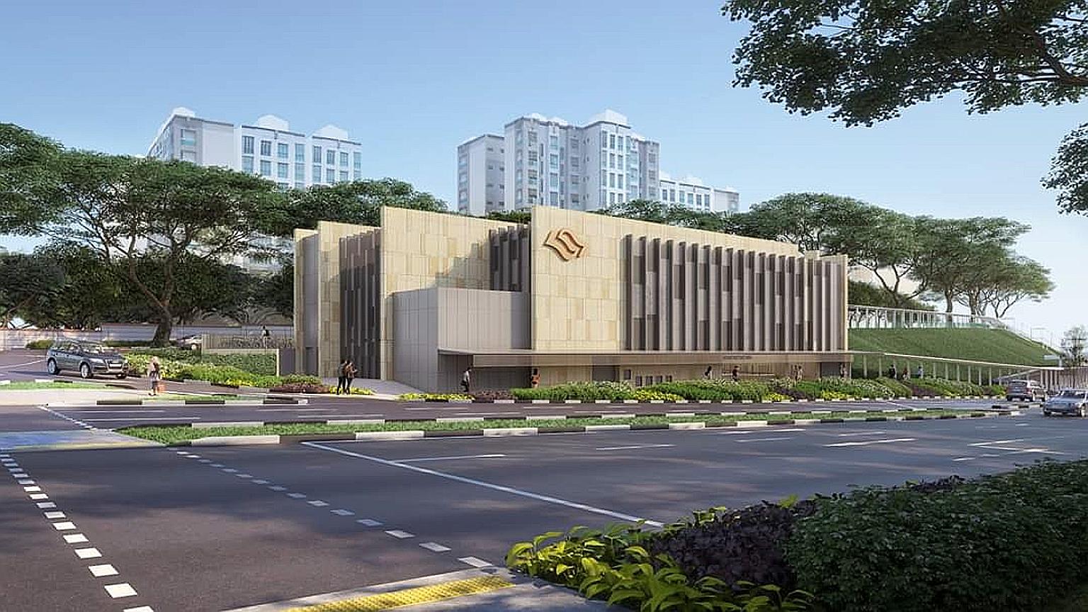 An artist's impression of Hume MRT station on the Downtown Line. If construction starts in the fourth quarter of this year, some think that commuters may be able to look forward to using the station before 2025.