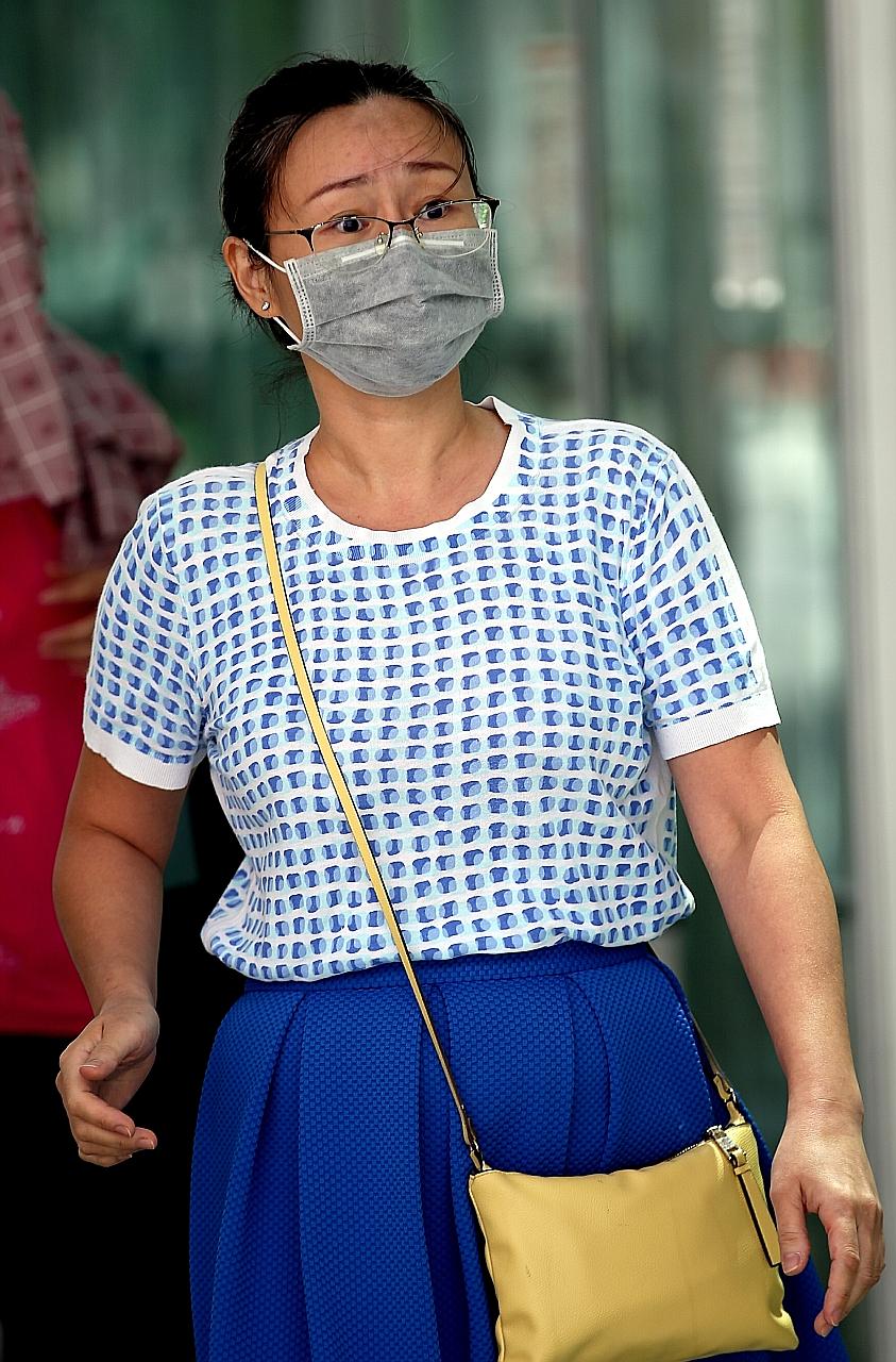 Sun Szu-Yen pleaded guilty to one count of performing a rash act and an unrelated harassment charge. ST PHOTO: WONG KWAI CHOW