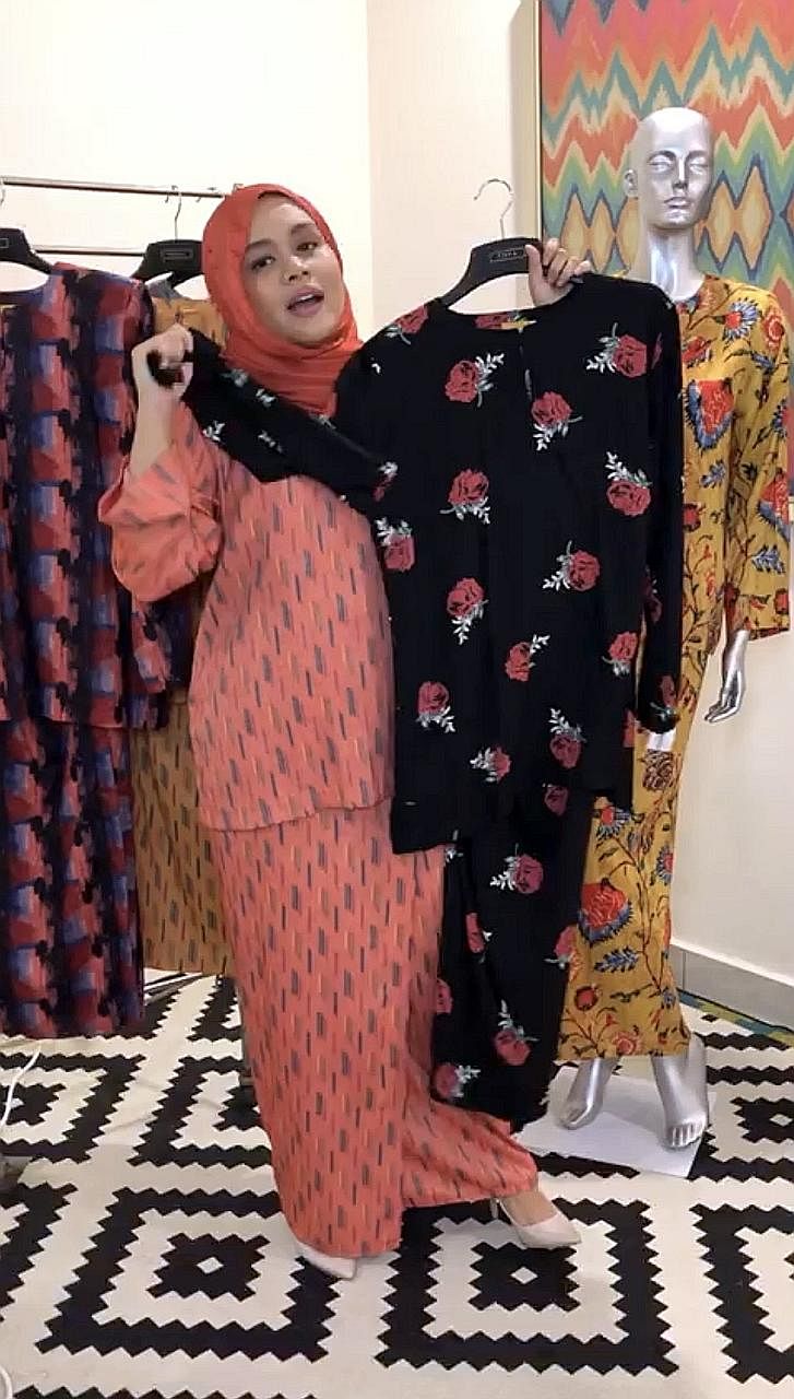 Madam Adilah Khairudin, owner of traditional Malay clothing shop Poya Boutique, found that after going online, she started getting customers from different parts of Malaysia, whereas her physical store of more than 20 years attracted mostly customers