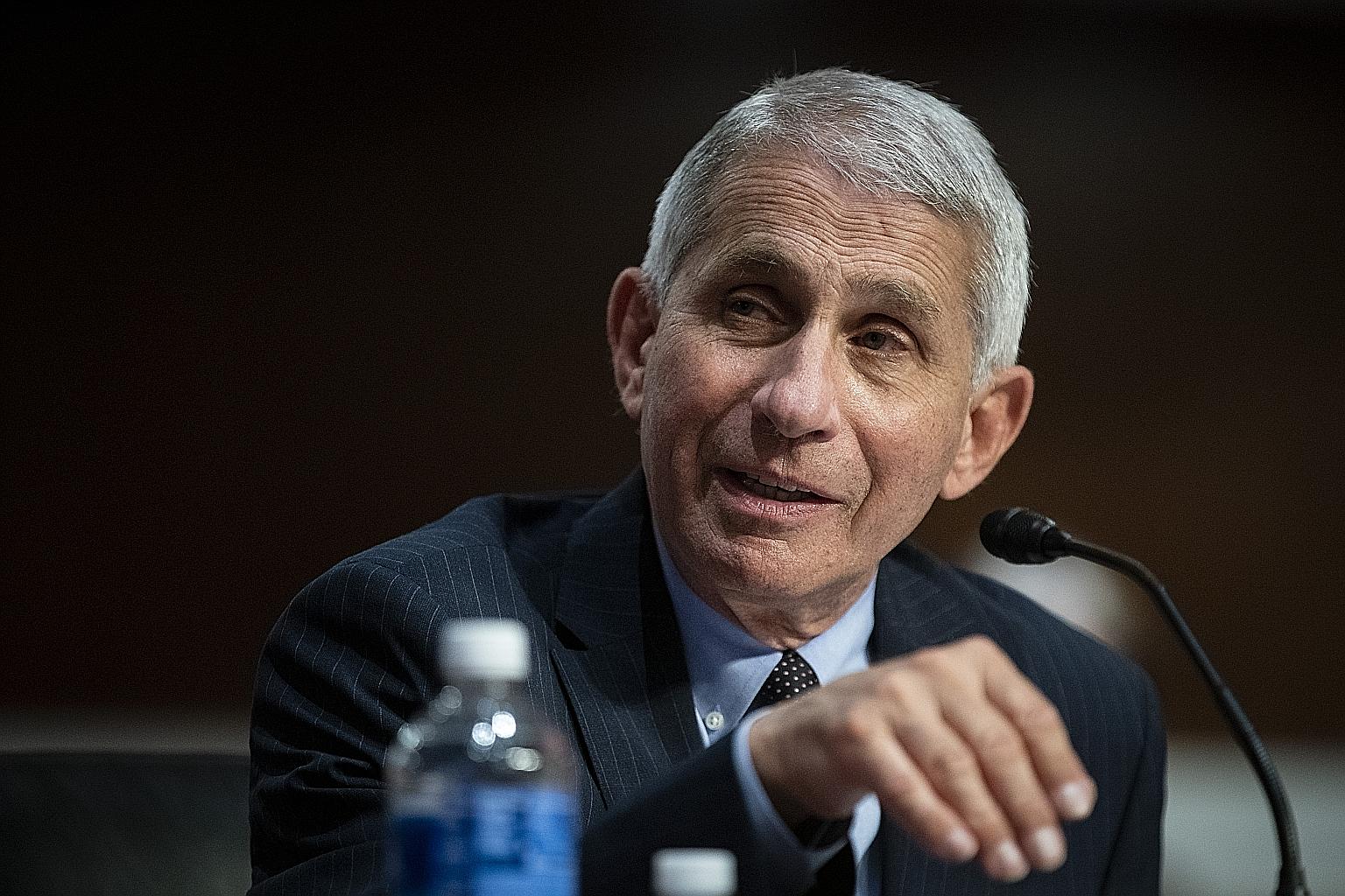 Dr Anthony Fauci, a key player on the White House's virus task force, had said "the current state is really not good".