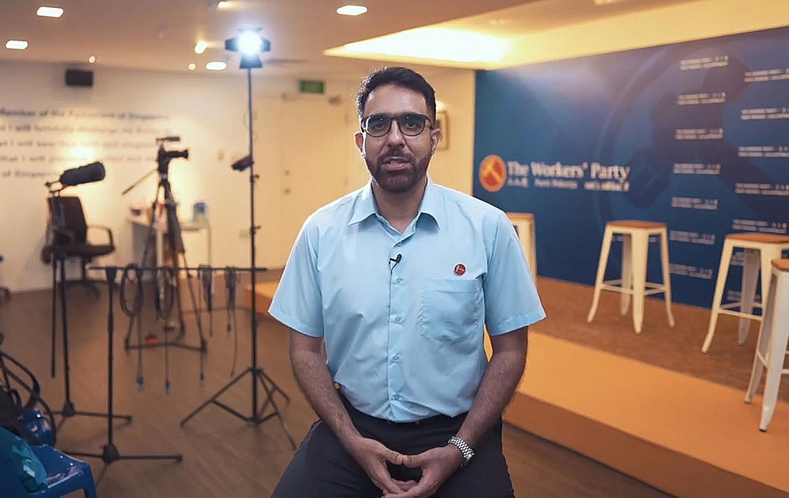 Workers' Party chief Pritam Singh thanking voters in a message posted on Facebook on Friday night. Mr Singh, who will be appointed Leader of the Opposition, said he will focus on strengthening the WP and speaking up thoughtfully in Parliament to repr