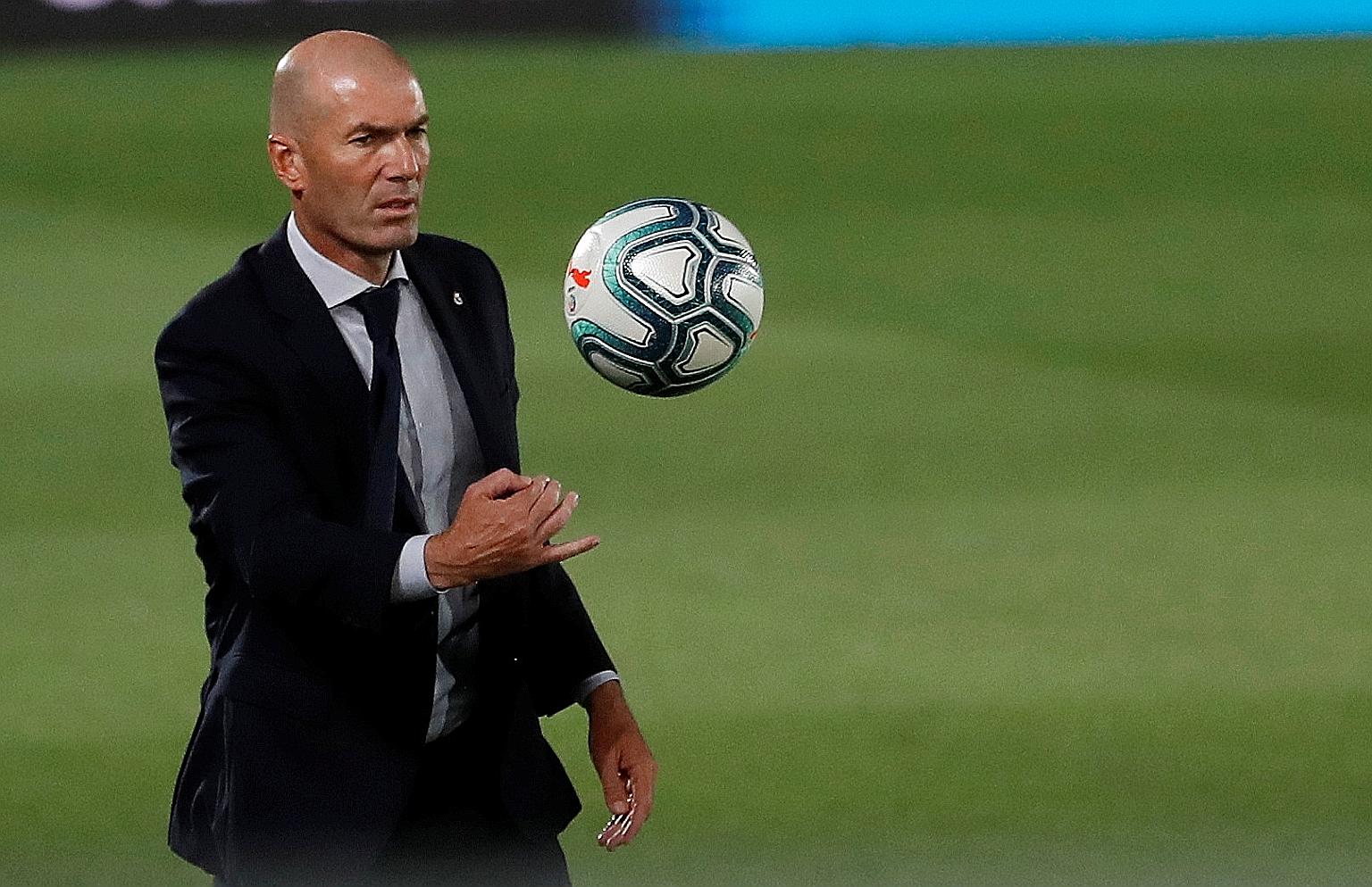 Zinedine Zidane's Real Madrid will seal the La Liga title if they make it a perfect 10 out of 10 wins since the resumption of the Spanish season in their home game against Villarreal today. PHOTO: REUTERS