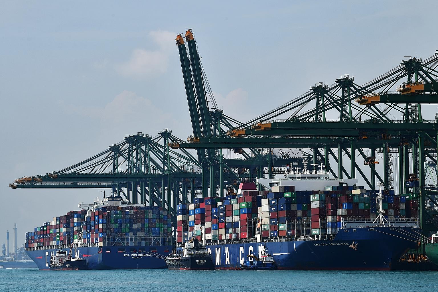 Non-oil domestic exports of electronics expanded by 22.2 per cent last month following the 12.4 per cent increase in May. The gain was led by shipments of disk media products, telecoms equipment and integrated circuits.