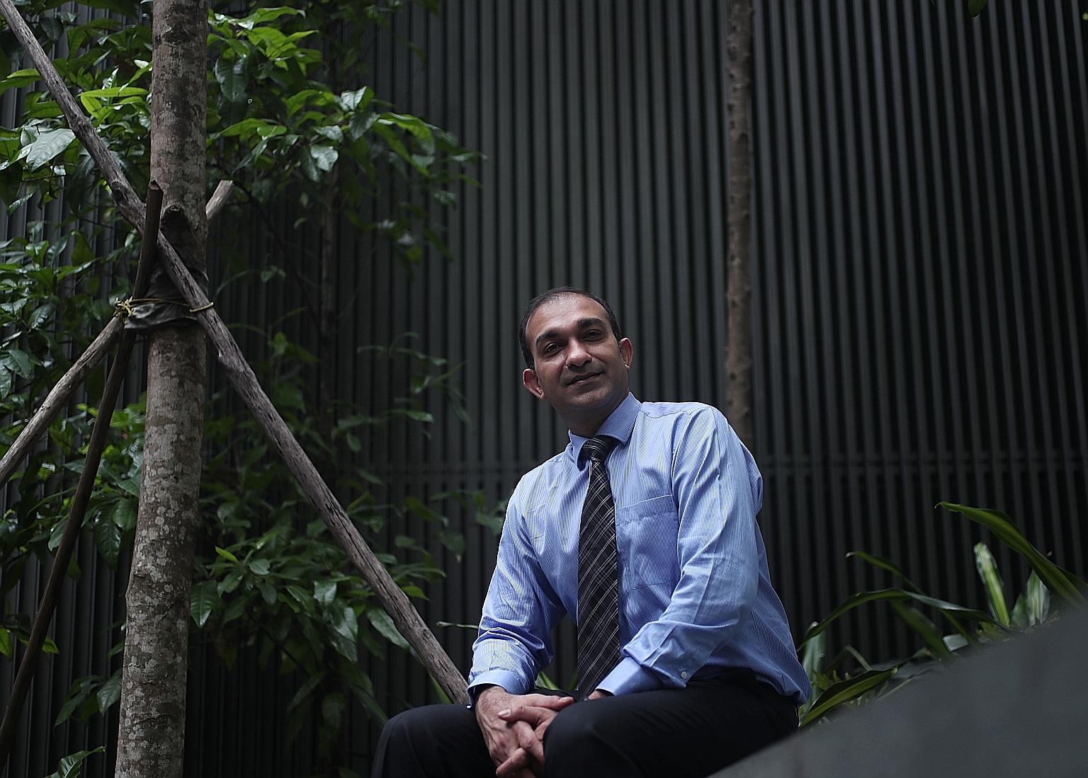 Validus Capital's co-founder and executive director, Mr Vikas Nahata, says he makes sure his own investments remain diversified to weather uncertain times.