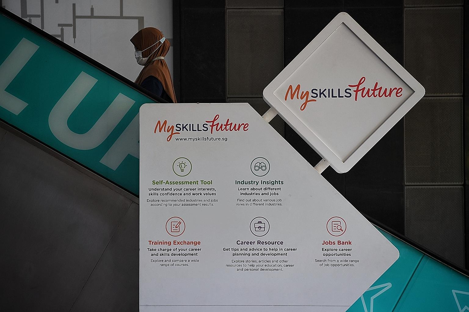 There is a slew of assistance and upskilling programmes under the SGUnited Jobs and Skills Package, supported by various agencies and institutions including SkillsFuture Singapore, for people looking for employment or making a career switch amid the 