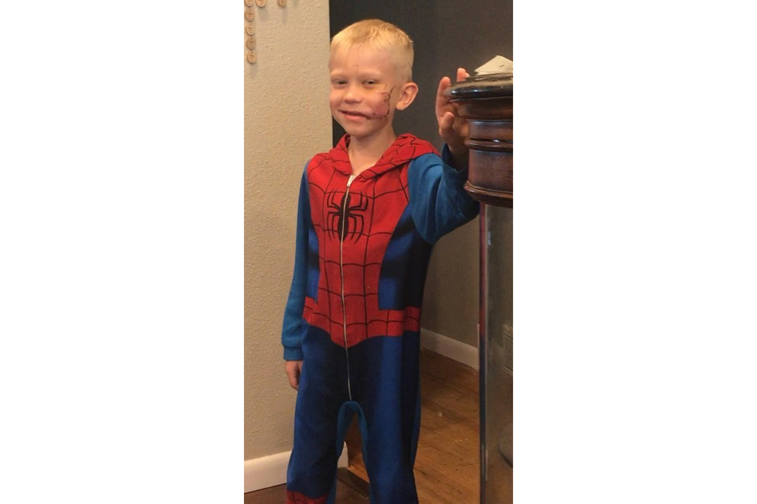 Iron Man actor Robert Downey Jr has joined his Avengers co-stars Chris Evans (Captain America), Chris Hemsworth (Thor), Mark Ruffalo (Hulk) and Tom Holland (Spider-Man) in sending a message of encouragement to six-year-old Bridger Walker (above).