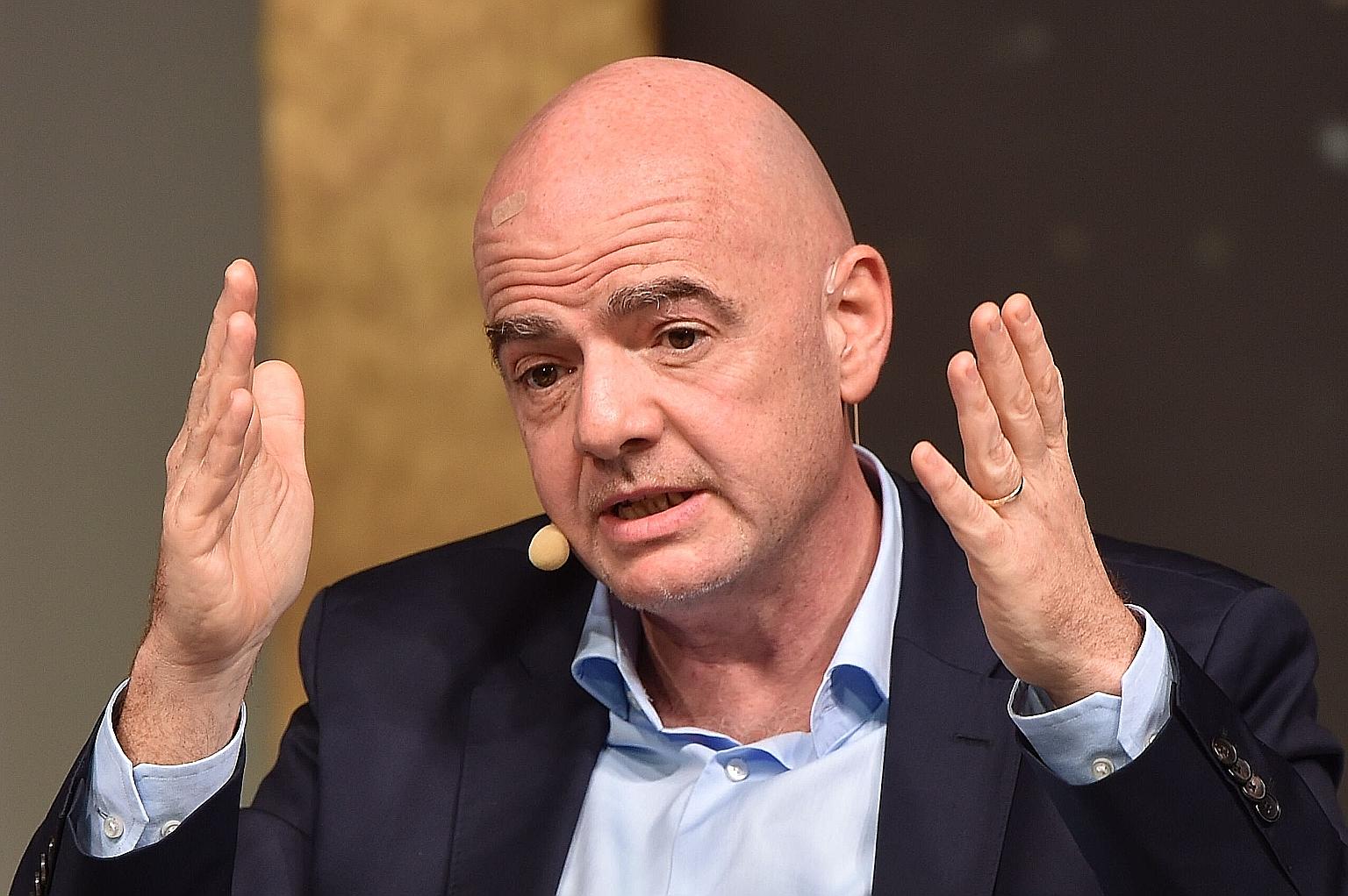 Gianni Infantino had vowed to clean up scandal-plagued Fifa when he was first elected its president in 2016.