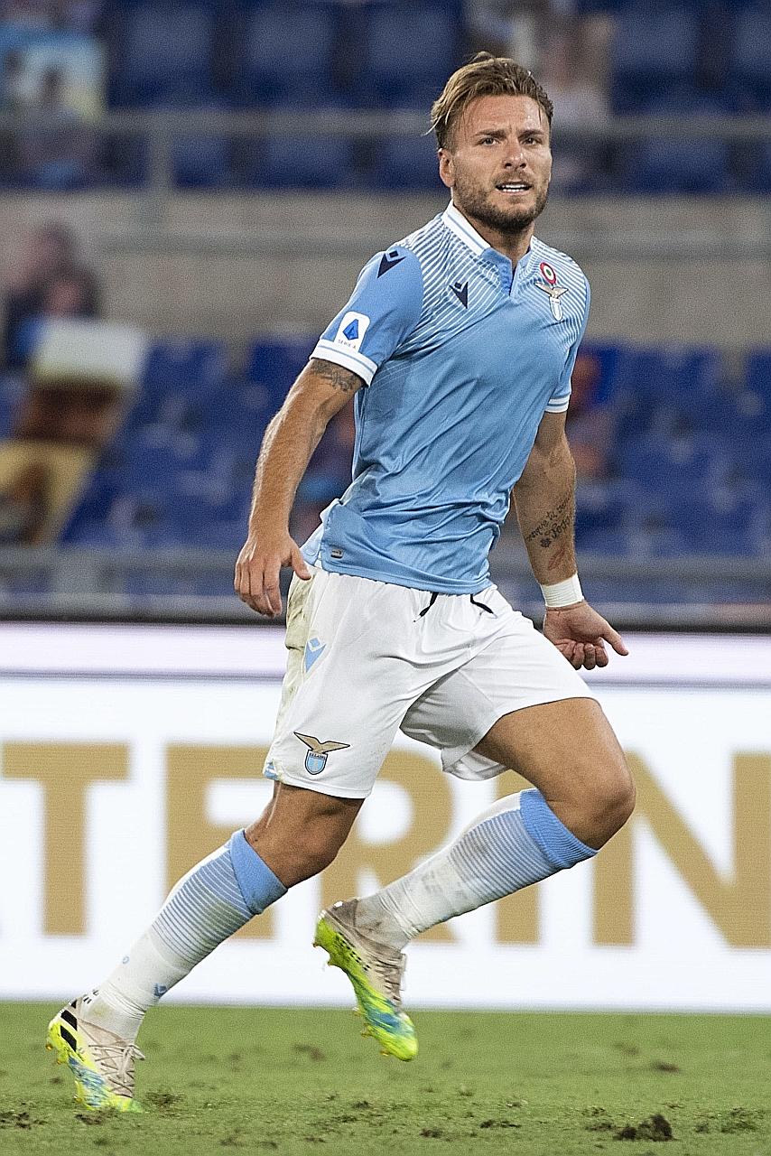 Ciro Immobile scored 36 league goals to help Lazio qualify for the Champions League.