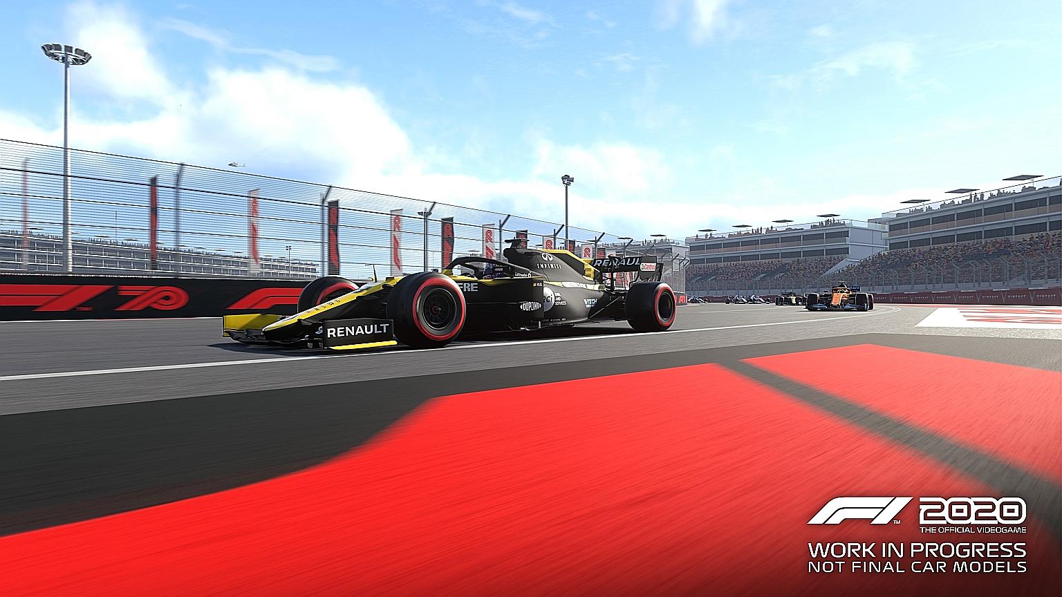 Gamers can create their own F1 team and enter the 2020 season as the 11th team on the grid in the official F1 2020 game.