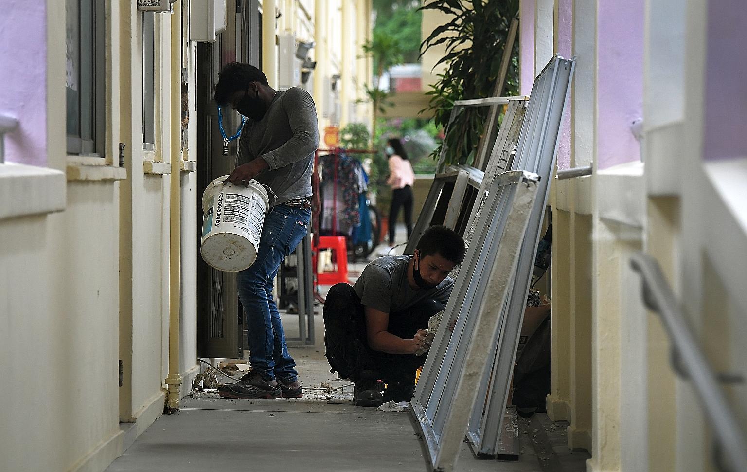 Challenges continue to loom for the construction sector. Besides the increased costs that companies may have to bear owing to slower work processes and staggered transport arrangements for workers, some workers are also asking to return home after ne