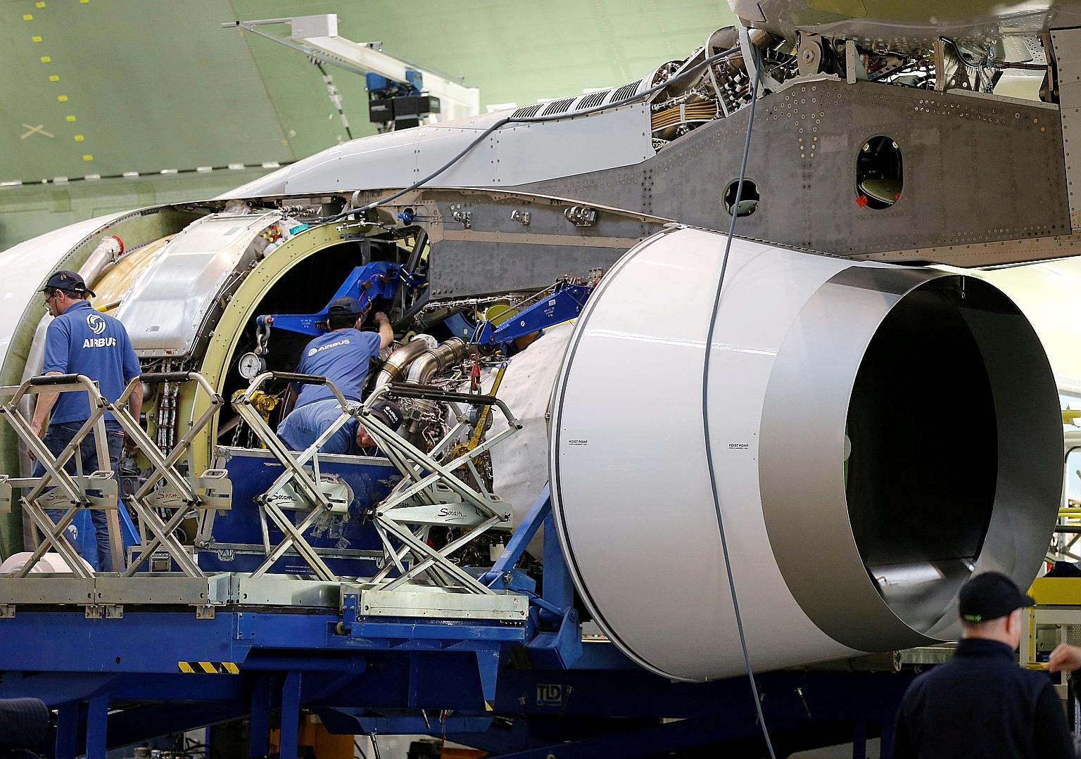 Workers at an Airbus facility in France. The Trump administration won a long-awaited judgment from the WTO last October stemming from a dispute between Airbus and Boeing that had dragged on for more than 15 years. The ruling authorised tariffs on a r