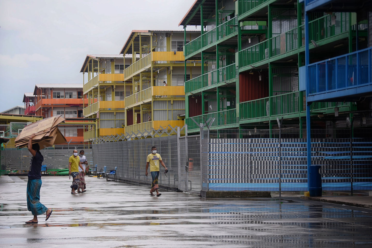 Workers who previously tested negative for the coronavirus and are staying in cleared dormitories are susceptible to catching the virus, just like anyone else and new cases may arise among these workers.
