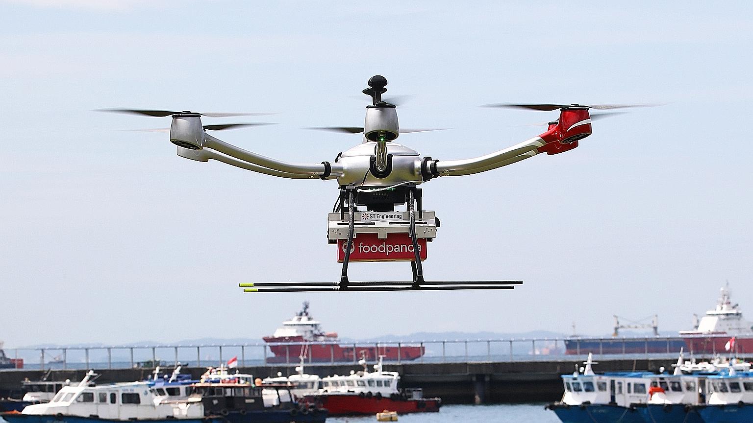 When rolled out commercially, pandaFly is intended to complement Foodpanda's delivery network of riders. ST Engineering said it might take between three and five years before such drone-based food delivery services are made available to consumers, pe