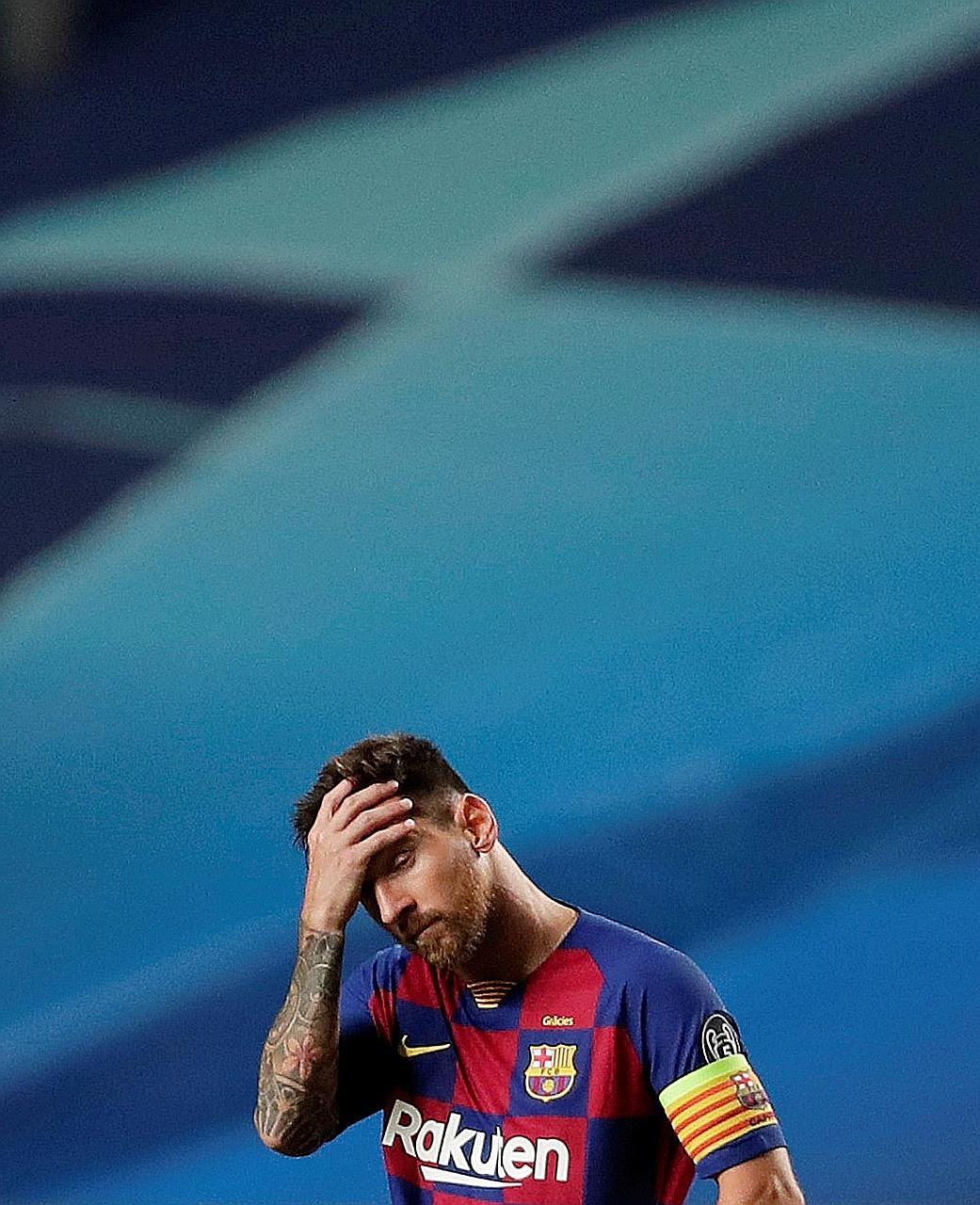 Lionel Messi has been Barcelona's spiritual leader, but he has also appeared increasingly disillusioned with the Catalan club in the last year.