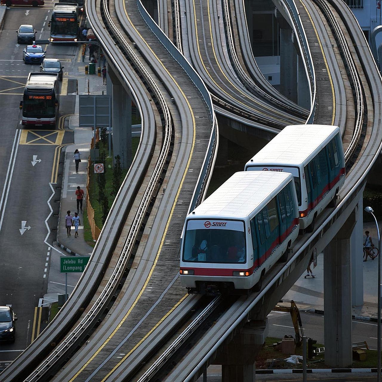The Bukit Panjang LRT system is being overhauled by Bombardier Transportation, which French train-maker Alstom plans to buy. The two companies are competitors in supplying railway vehicles, including passenger carriages and infrastructure, for MRT li