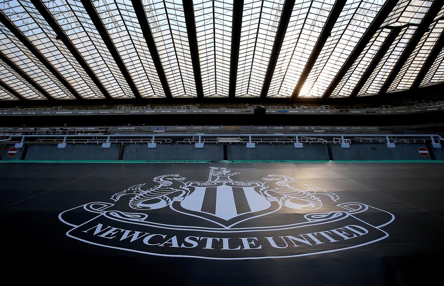 Top: The Loh cousins Terence and Nelson were JPMorgan investment bankers and are known to be keen sports fans. Left: While Newcastle have not ended in the EPL's top five since 2012, they often play to capacity crowds of over 52,000 at their home grou