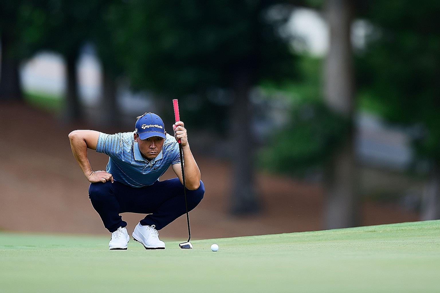 China's Zhang Xinjun, 33, will be part of the 125-strong field when The Northern Trust tees off tomorrow.