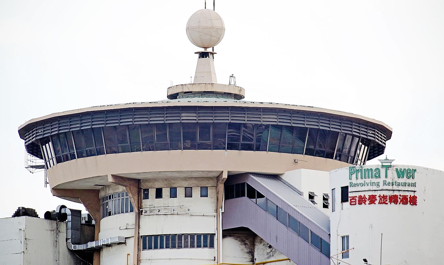 Prima Tower in Keppel Road, which specialised in Beijing cuisine, was one of two remaining revolving restaurants in Singapore.