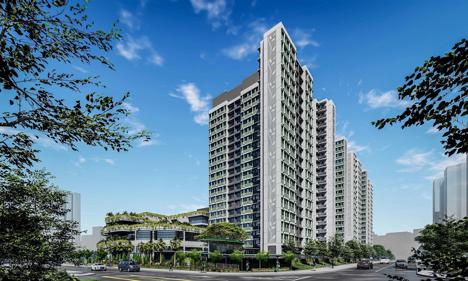 The Dakota One project in Geylang is within walking distance of Dakota MRT station. The 87 three-room flats at the project were less popular than the four-room flats, attracting around five applicants for each unit.