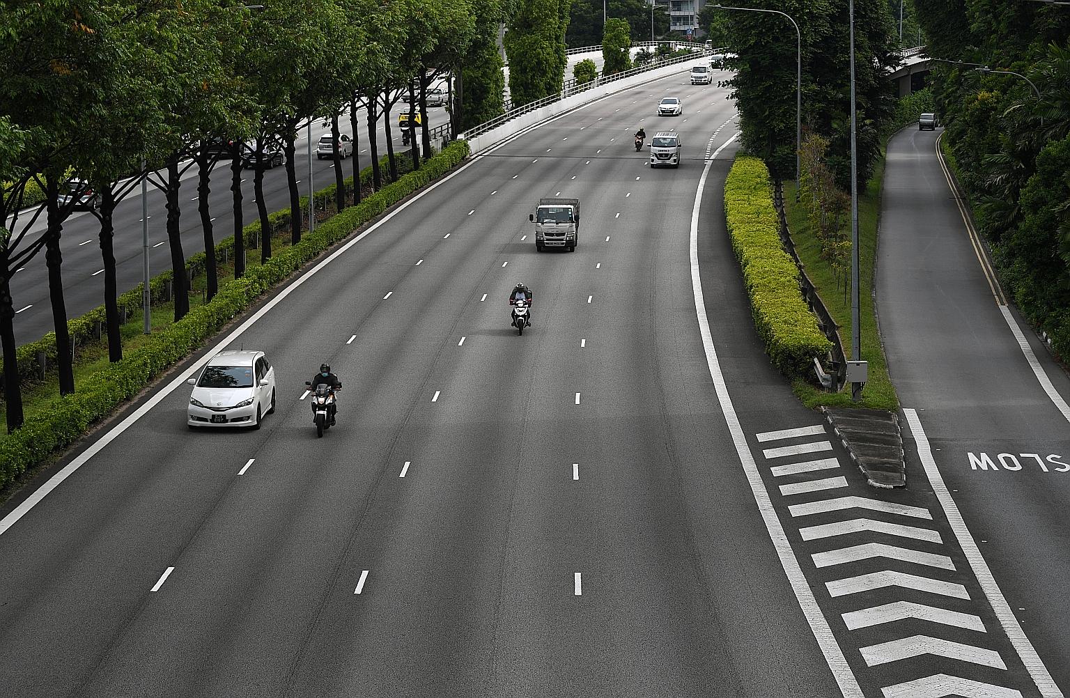 With less traffic during the circuit breaker period, the number of fatalities and injuries recorded on the road in the first half of the year fell by 37 per cent to 3,071, down from 4,876 in the same period last year.