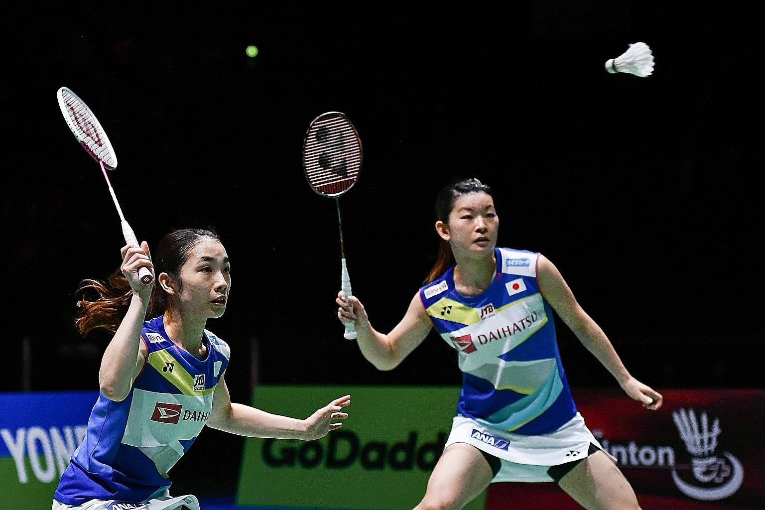 Ayaka Takahashi (right) will not be defending her doubles crown with long-time partner Misaki Matsutomo at next year's Olympics. The 30-year-old says that her body might not hold up for another year.