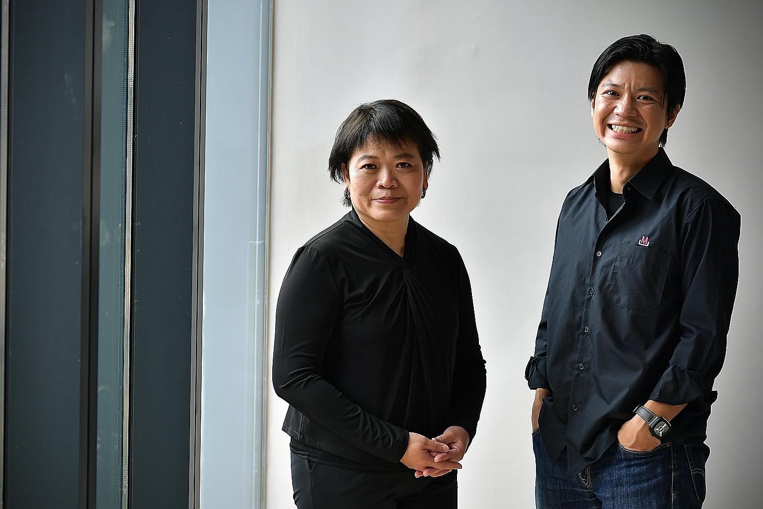 Moovaz co-founder and CEO Lee Junxian (right) said that while Madam Becky Chang's decades of experience ticked all the boxes, it was her willingness to learn that stood out.