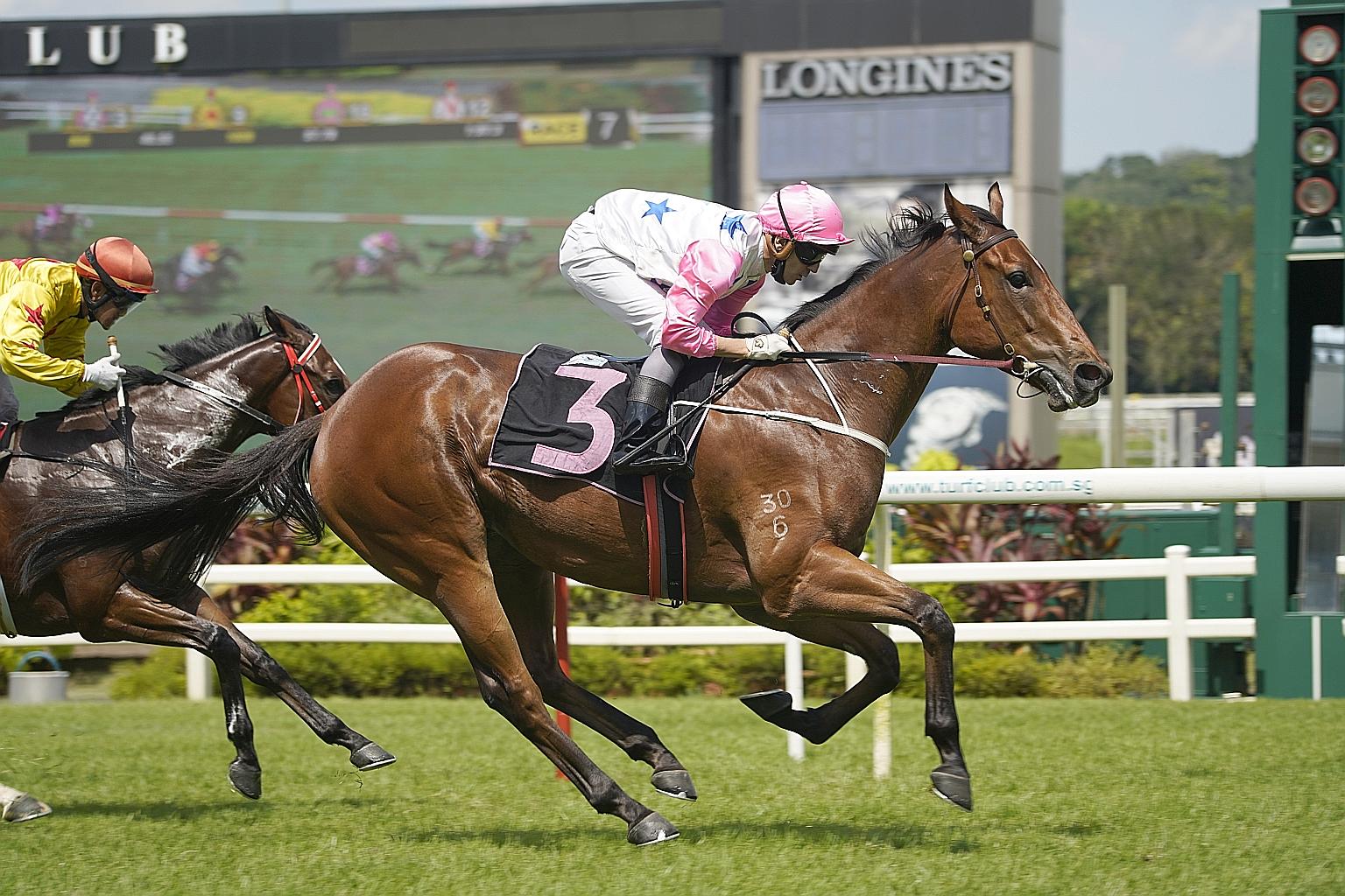 Last-start winner Inferno, with Vlad Duric astride, looks set to make it back-to-back wins in tomorrow's Singapore Classic Group 2 event over 1,400m.