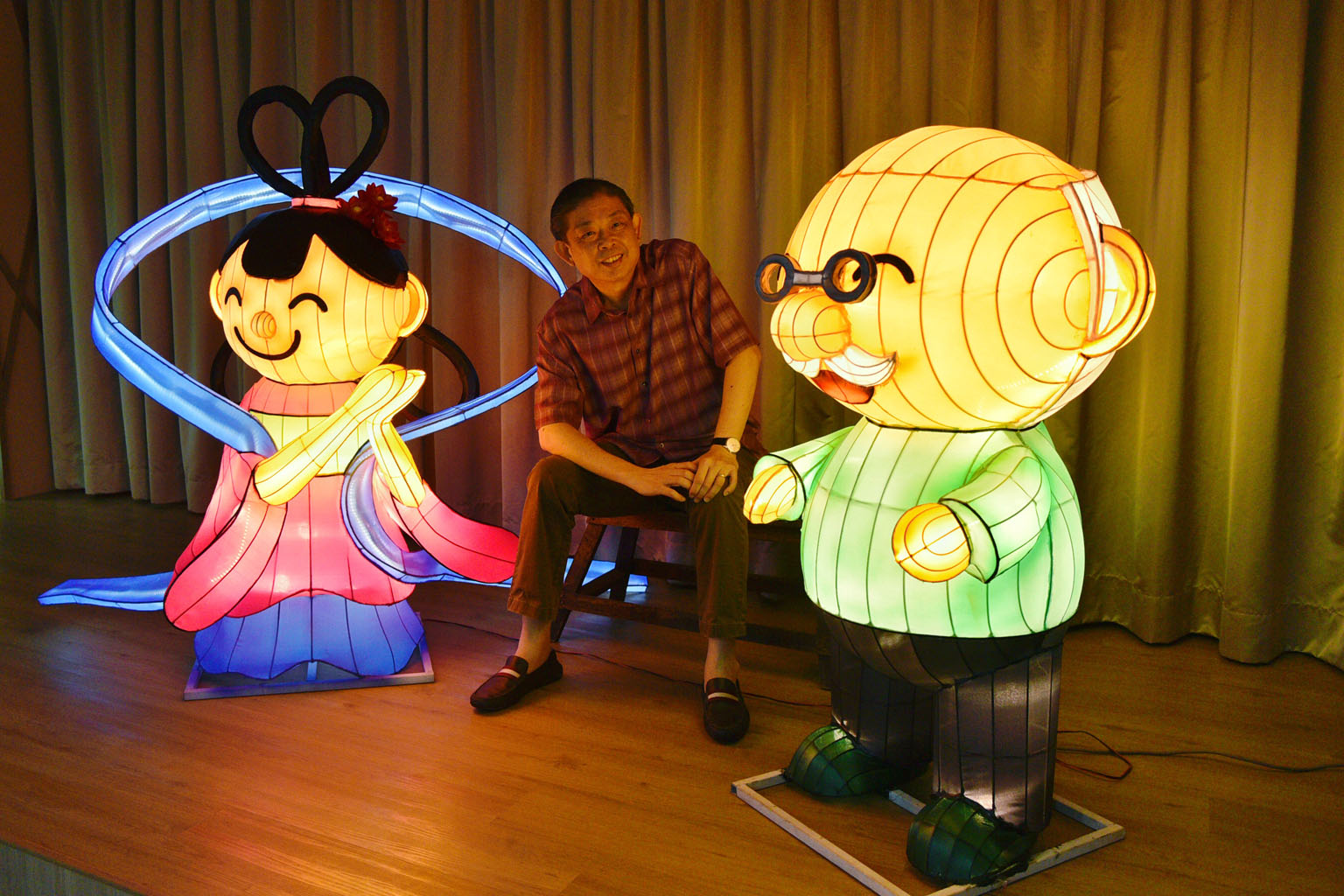 Mr Vincent Tan, chairman of the Chinatown Mid-Autumn Festival 2020 Organising Committee, hopes that this year's scaled-down celebrations will still be able to draw visitors to Chinatown, to help local businesses that have been struggling due to the l