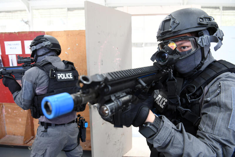 Elite police bodyguard force sees first female Counter Assault Unit ...
