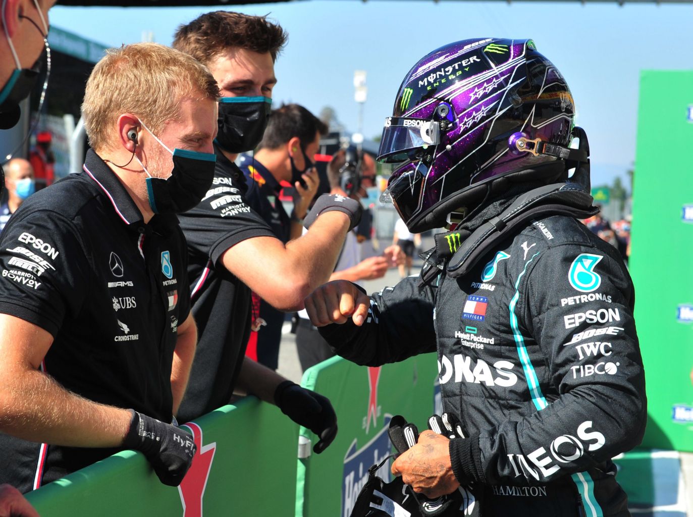 Formula One: Lewis Hamilton posts fastest lap in F1 history to take ...