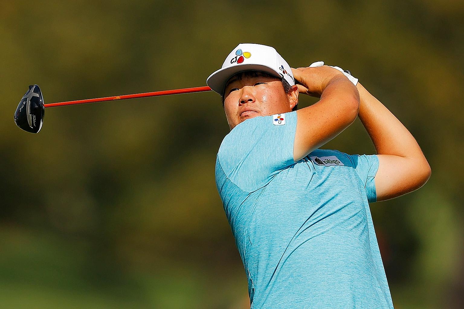 Im Sung-jae, 22, is in contention for the FedExCup after firing a 64 in Saturday's second round of the Tour Championship in Atlanta, Georgia. PHOTO: AGENCE FRANCE-PRESSE