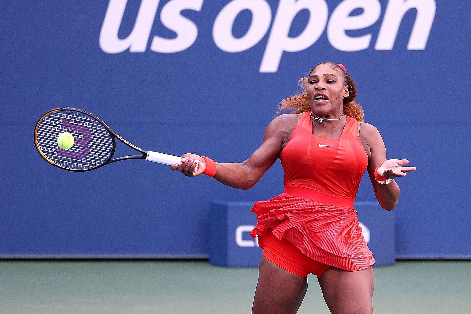 Serena Williams won 10 of the last 12 games to complete the 2-6, 6-2, 6-2 victory over fellow American Sloane Stephens. PHOTO: AGENCE FRANCE-PRESSE