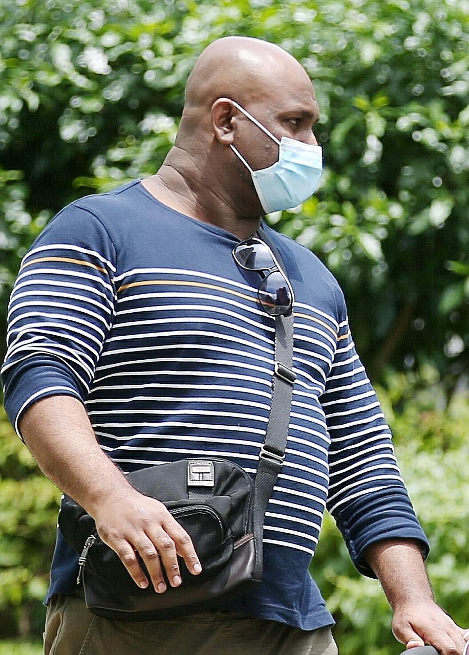 Syed Mokhtar Syed Yusope was tasked to rob, intimidate and assault the Malaysian victim. ST PHOTO: WONG KWAI CHOW