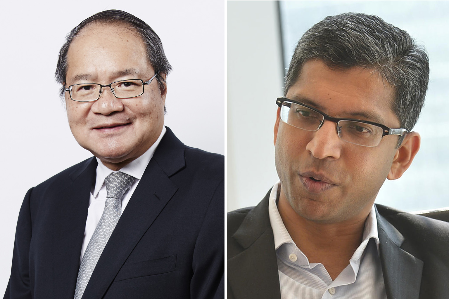 Deputy Attorney-General Hri Kumar Nair will lead the review into the case of Ms Parti Liyani, who was acquitted last Friday of stealing from Changi Airport Group chairman Liew Mun Leong (third from left) and his family. Attorney-General Lucien Wong (