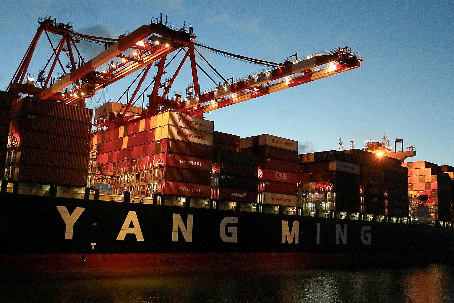 Last month, Taiwan shipped a record US$31.2 billion in goods, with the export momentum derived from higher demand from the US and more companies relocating some of their manufacturing back home from China.
